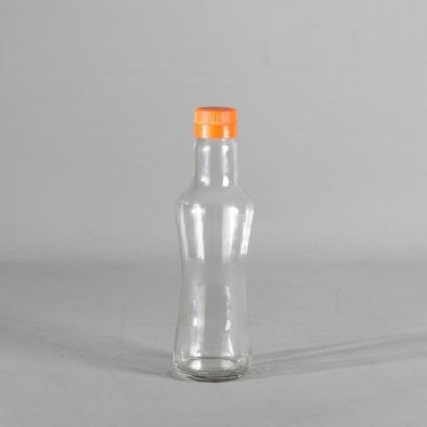 250cc Cam Şişe Çevirme Kapaklı 70 Adet