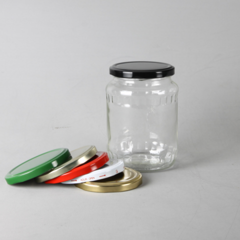 720cc Facet Model 82mm Çaplı Cam Konserve Kavanozu 48Adet