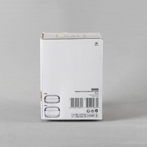 96888 Cam Saklama Kabı 1 Kutuda 2 boy- 6 Kutu